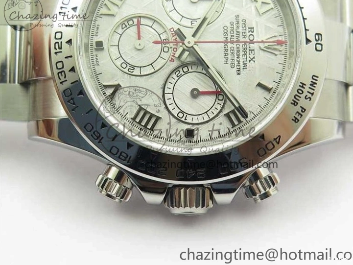 MiroTime 0504 ZeroBulk Daytona 116509 ‘Meteorite’ Noob 1:1 Best Edition 904L SS Case and Bracelet SA4130 V 2608
